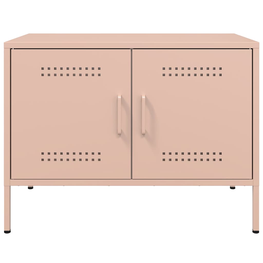 TV ormarići 2 kom ružičasti 68 x 39 x 50,5 cm čelični