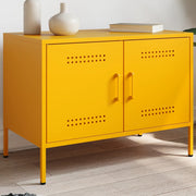 TV ormarić boja senfa 68 x 39 x 50,5 cm čelični