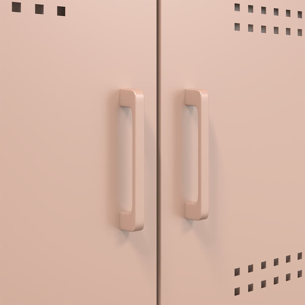 TV ormarići 2 kom ružičasti 68 x 39 x 50,5 cm čelični