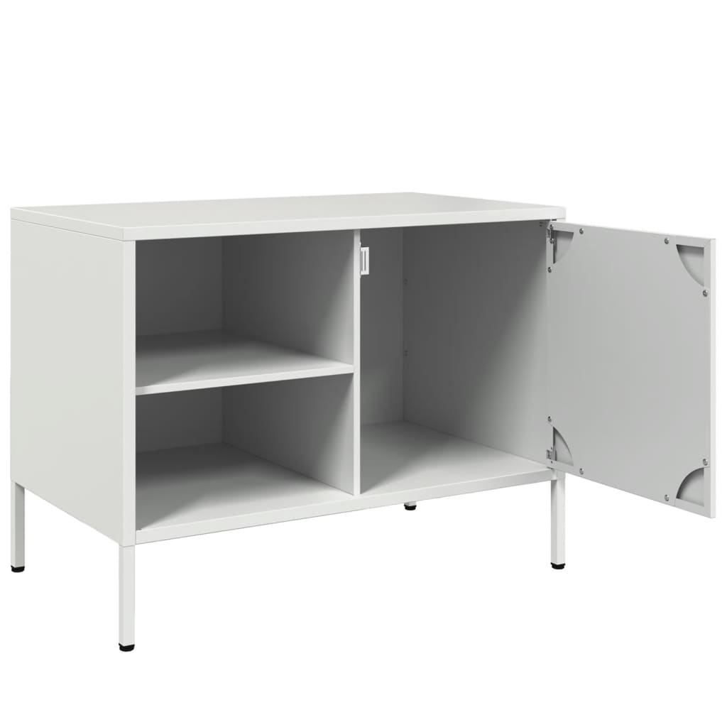 TV ormarić bijeli 68 x 39 x 50,5 cm čelični