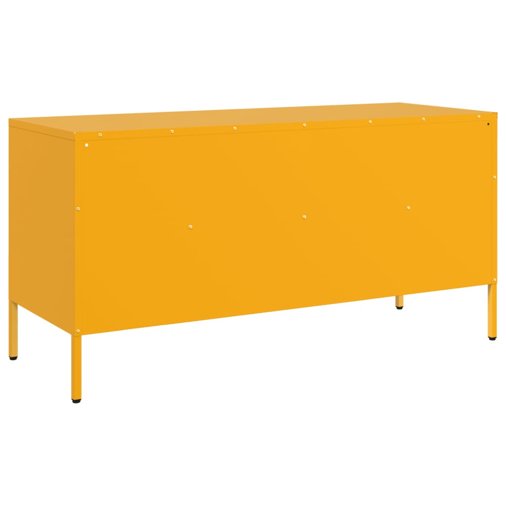 TV ormarić boja senfa 100,5 x 39 x 50,5 cm čelični