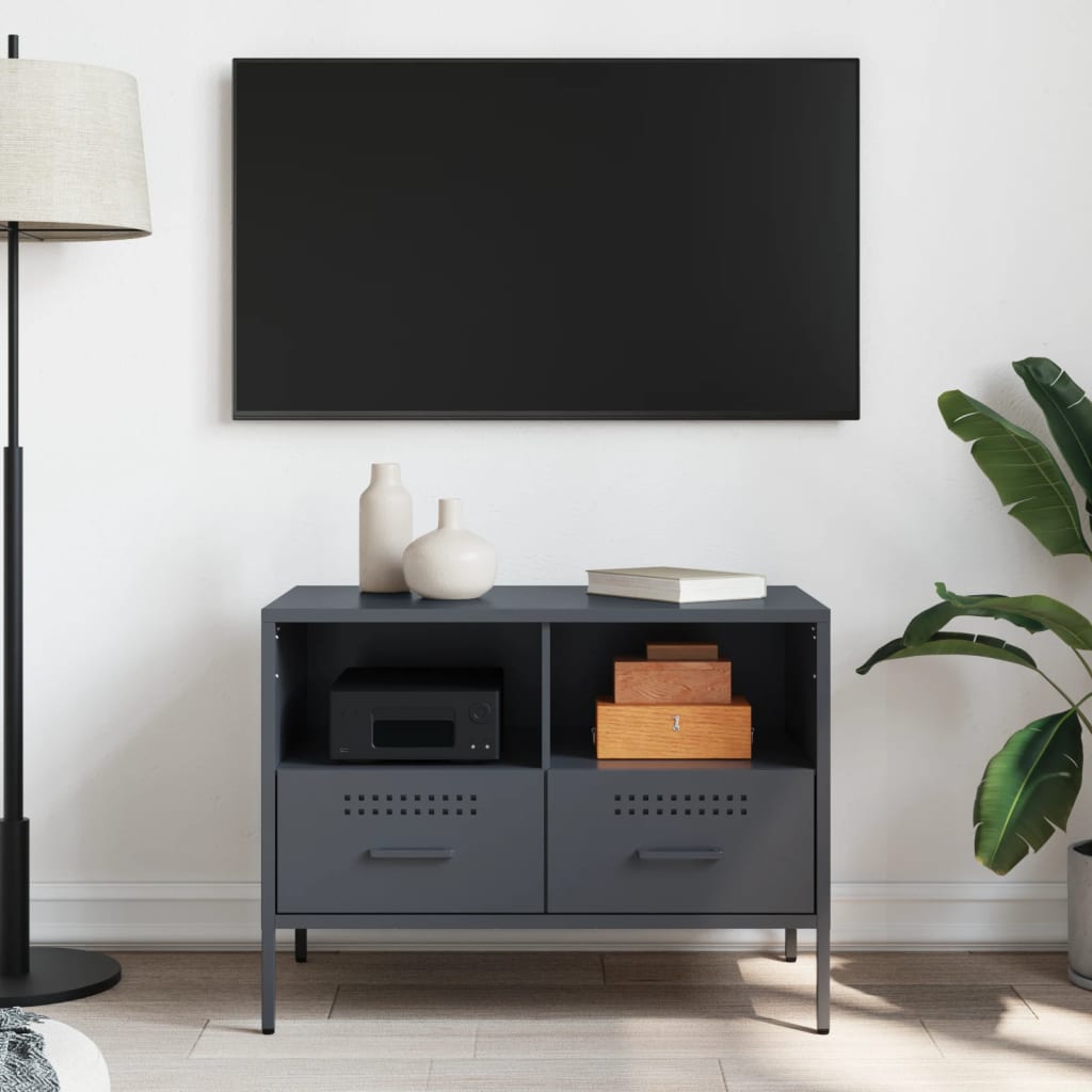 TV ormarić antracit 68 x 39 x 50,5 cm čelični