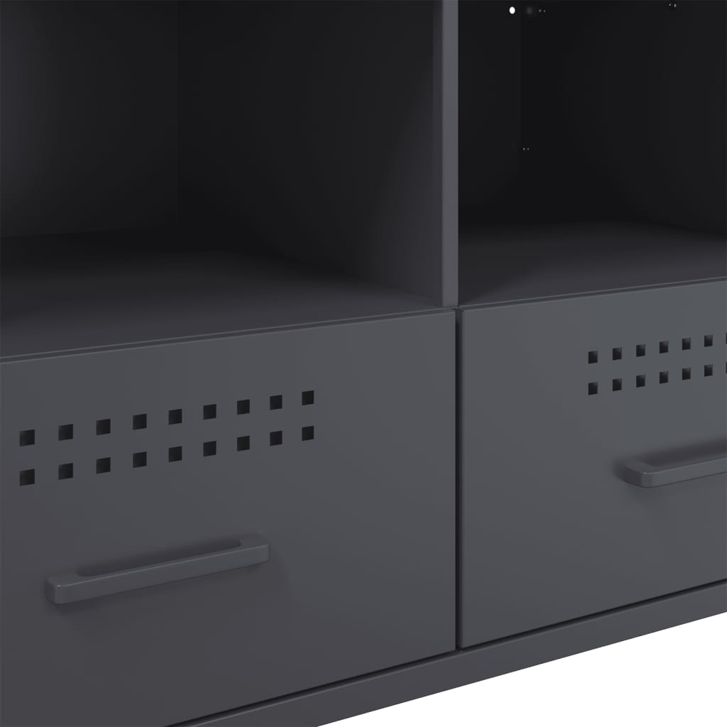 TV ormarići 2 kom antracit 68 x 39 x 50,5 cm čelični