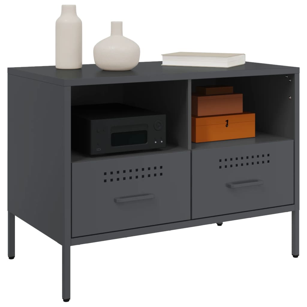 TV ormarići 2 kom antracit 68 x 39 x 50,5 cm čelični