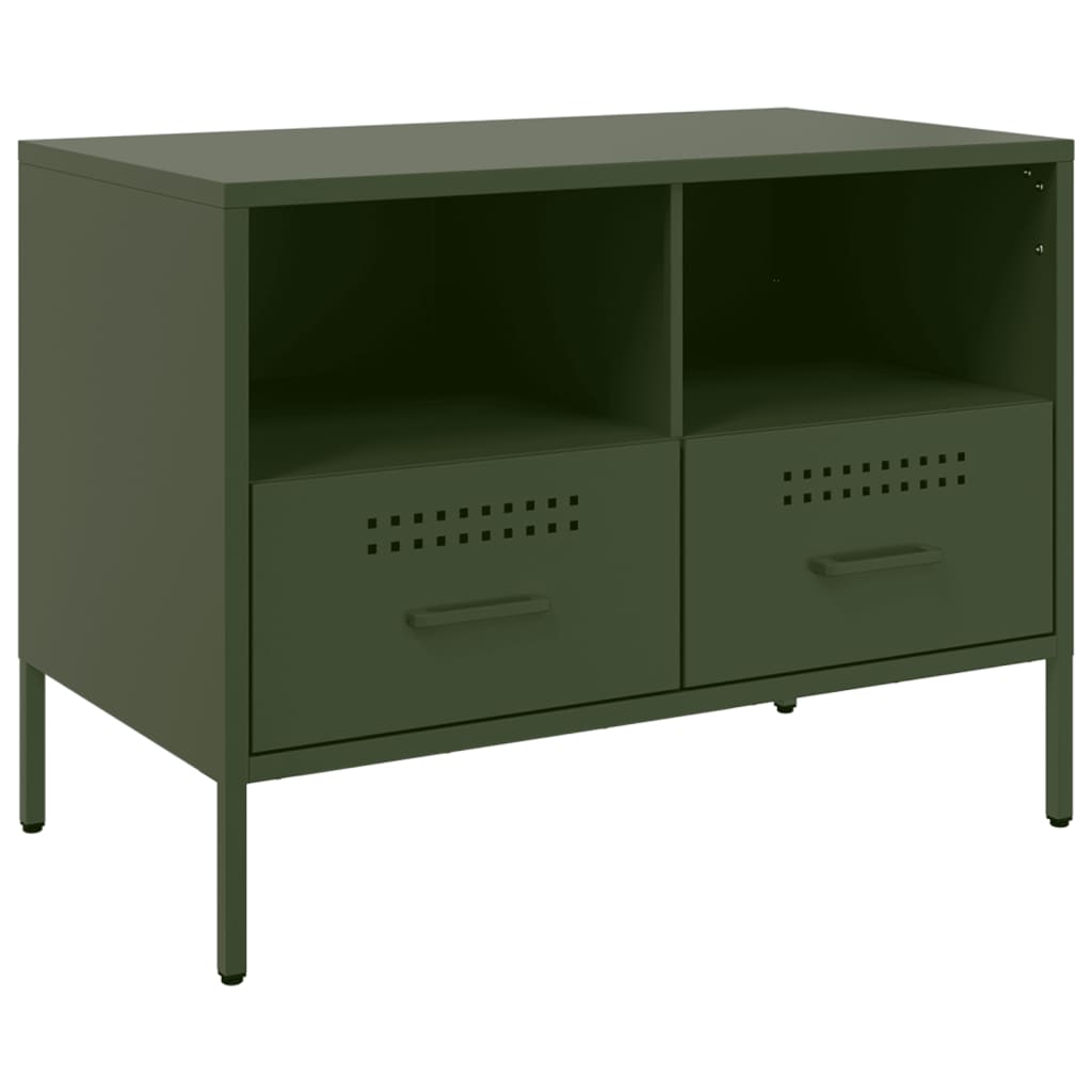 TV ormarići 2 kom maslinastozeleni 68 x 39 x 50,5 cm čelični