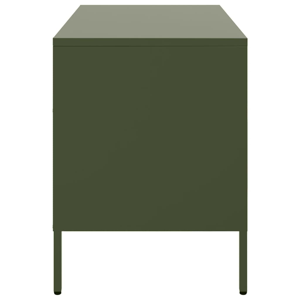 TV ormarići 2 kom maslinastozeleni 68 x 39 x 50,5 cm čelični