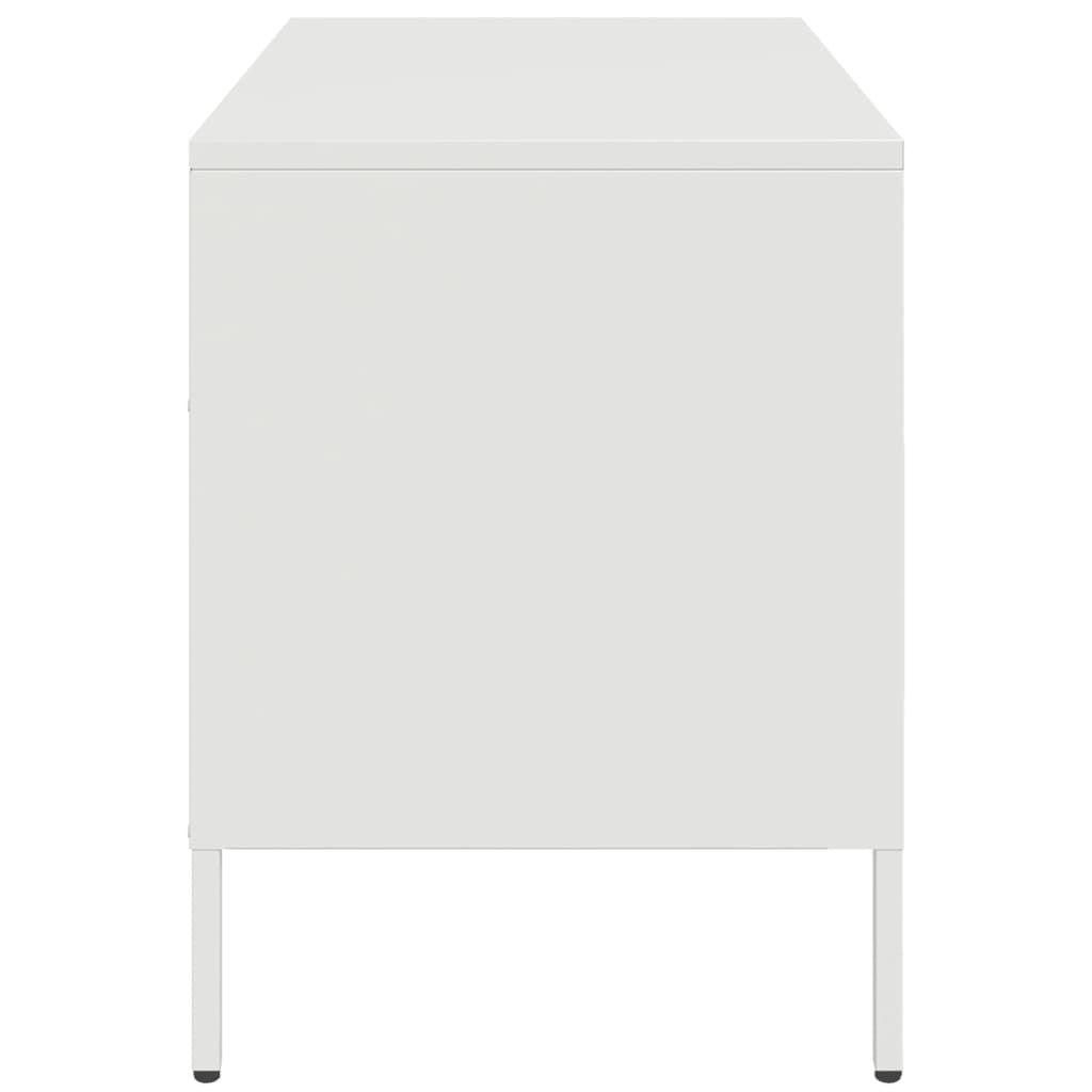 TV ormarić bijeli 68 x 39 x 50,5 cm čelični