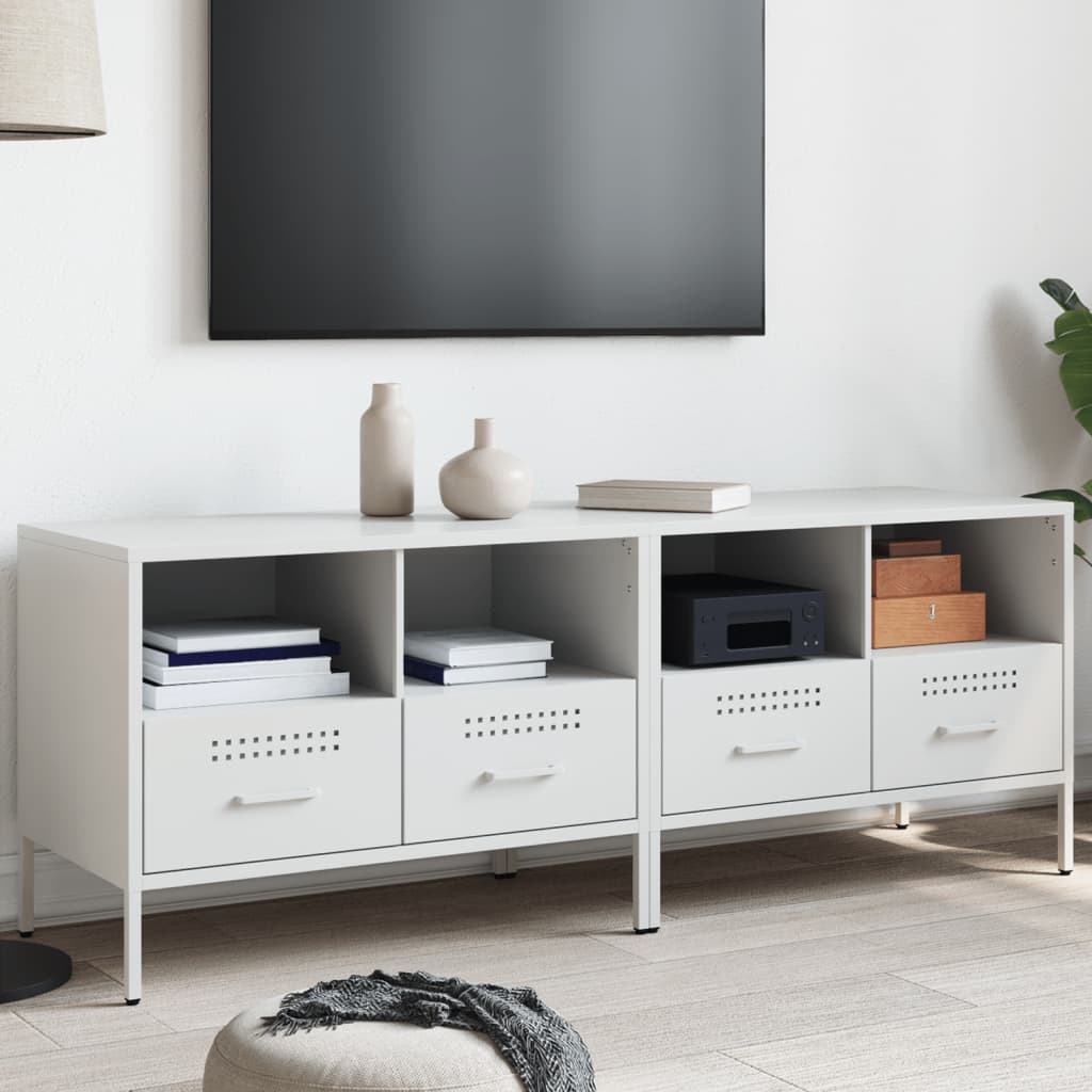 TV ormarići 2 kom bijeli 68 x 39 x 50,5 cm čelični
