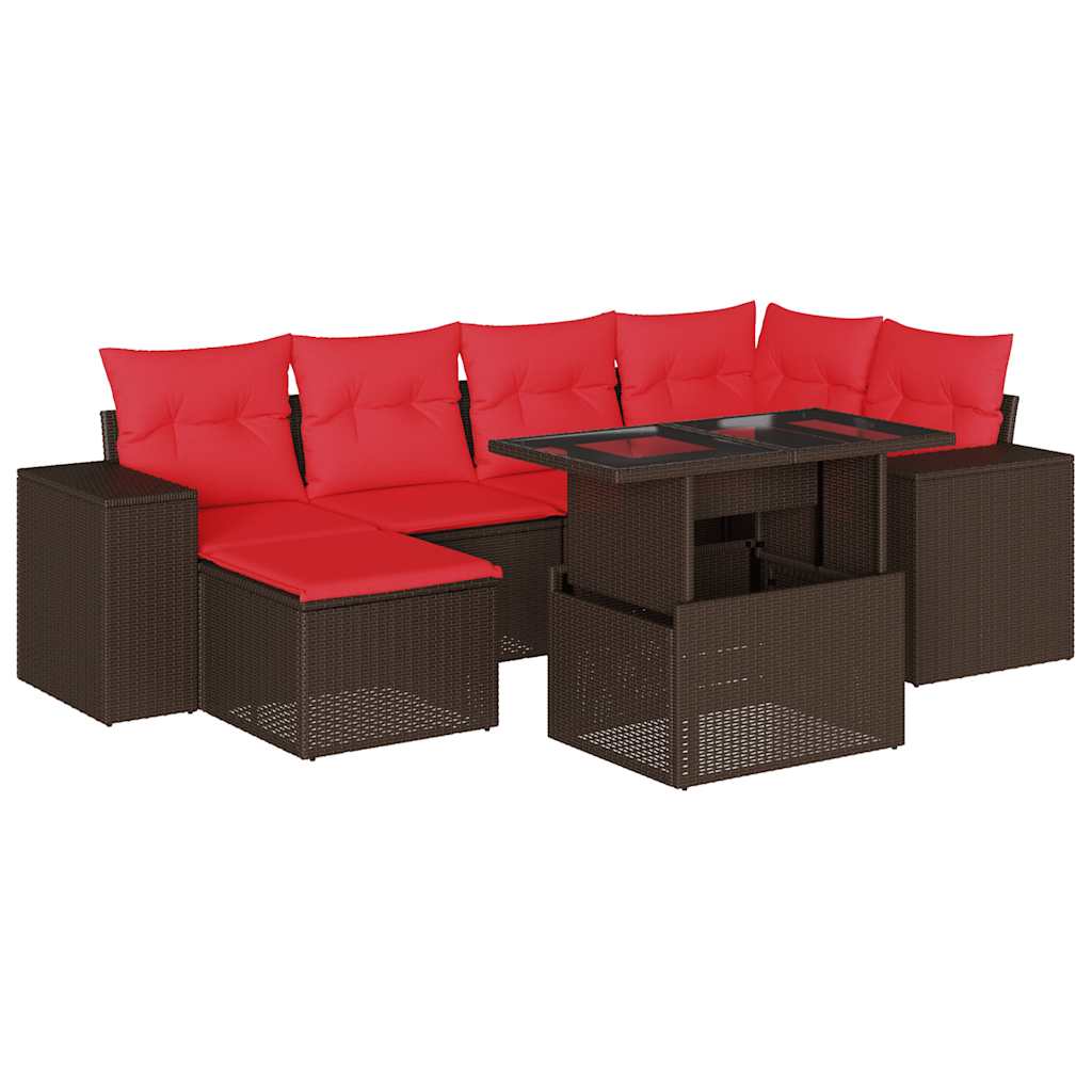 9-dijelni set vrtnih sofa s jastucima od poliratana bagrem