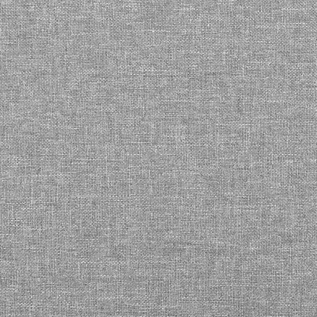 Okvir za krevet bez madraca svjetlosivi 120x190 cm od tkanine