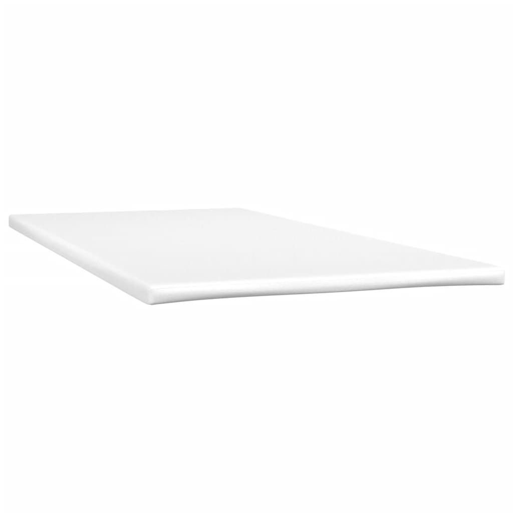 Krevet box spring s madracem krem 120 x 190 cm od tkanine