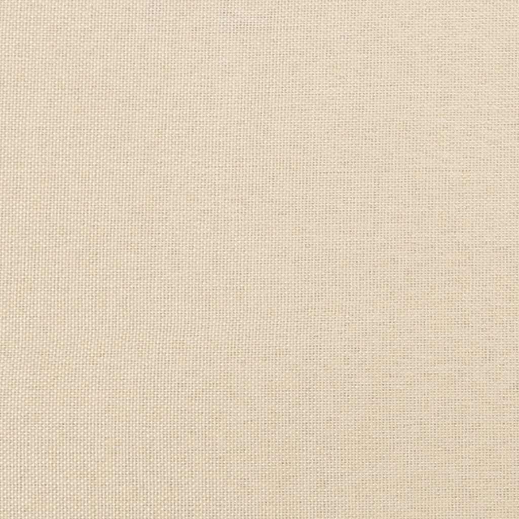 Krevet box spring s madracem krem 120 x 190 cm od tkanine