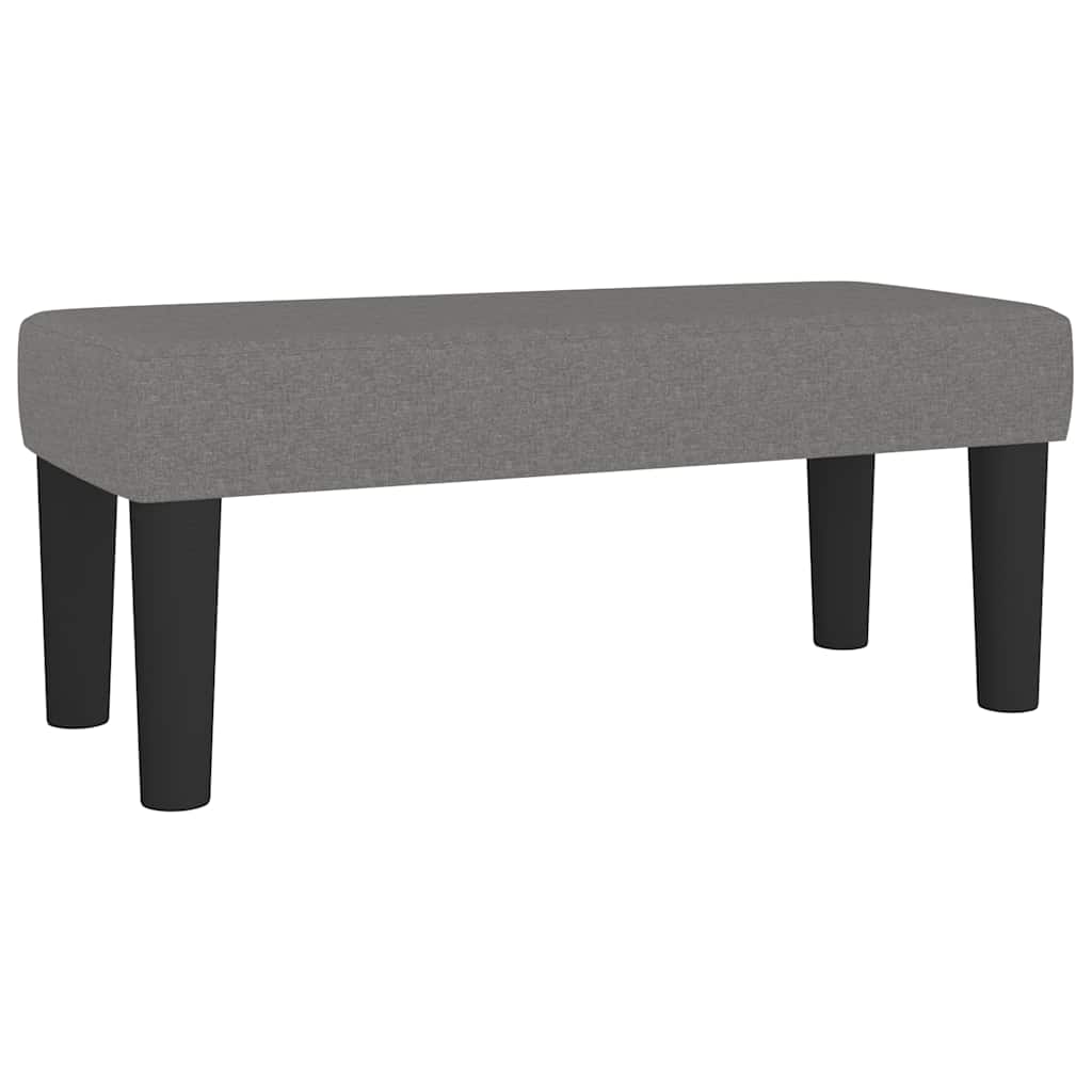 Krevet box spring s madracem tamnosivi 120 x 190 cm tkanina