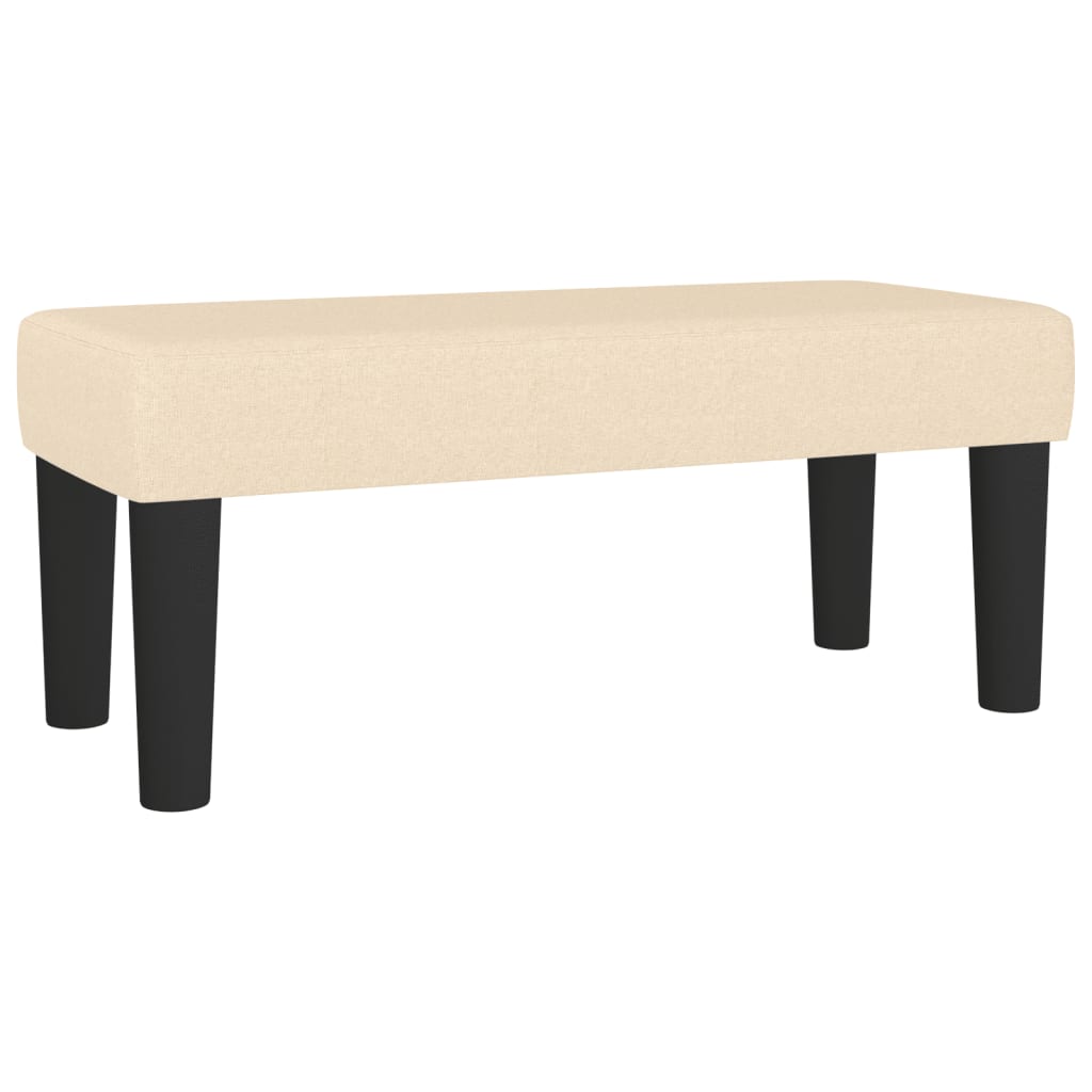 Krevet box spring s madracem krem 120 x 190 cm od tkanine