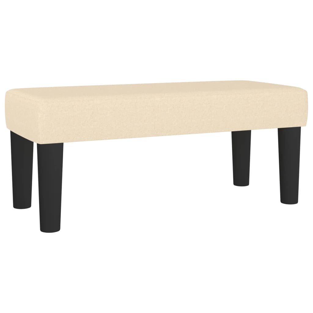 Krevet box spring s madracem krem 120 x 190 cm od tkanine