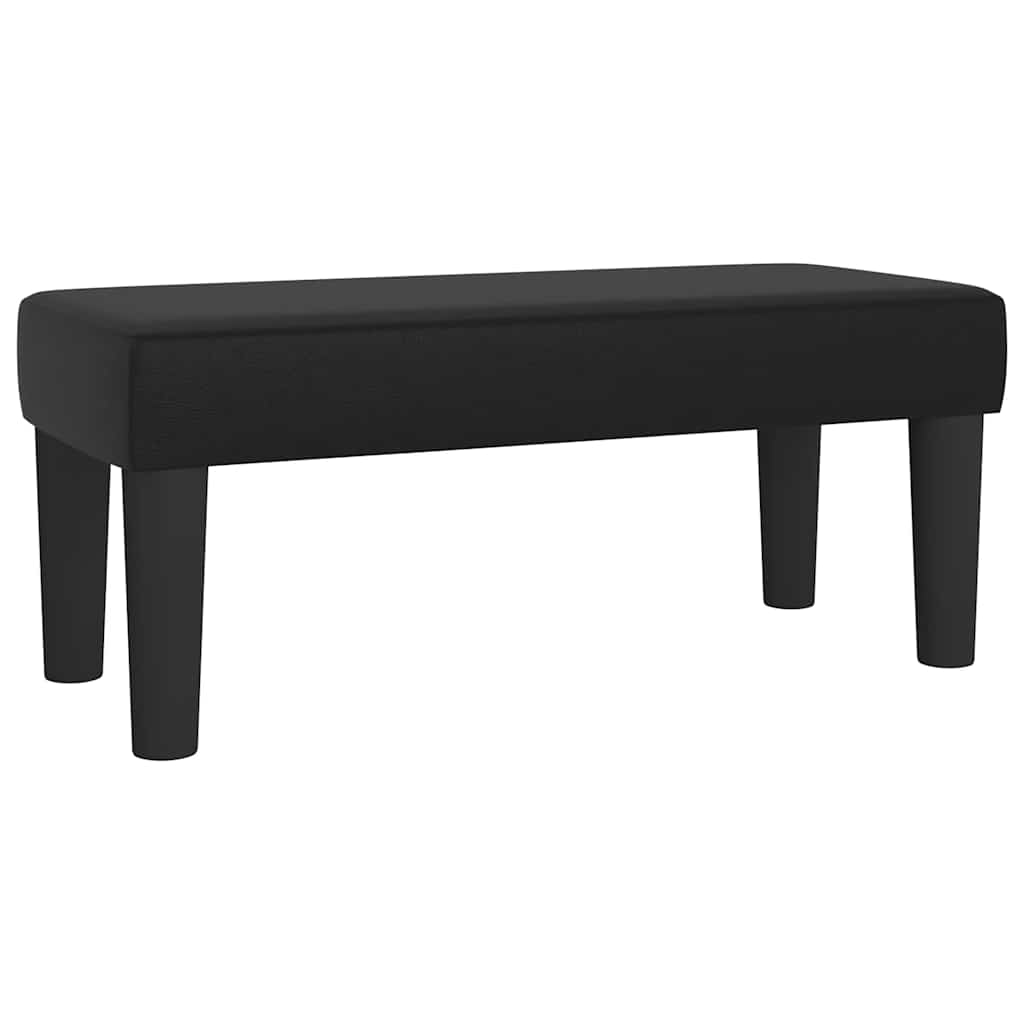 Krevet s oprugama i madracem crni 120x190 cm od umjetne kože