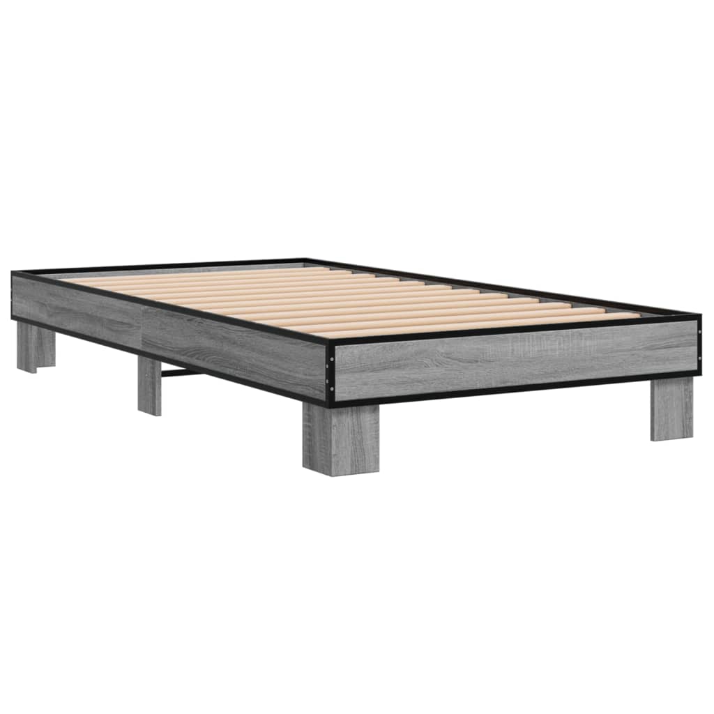 Okvir za krevet boja hrasta 90x200 cm od konstruiranog drva