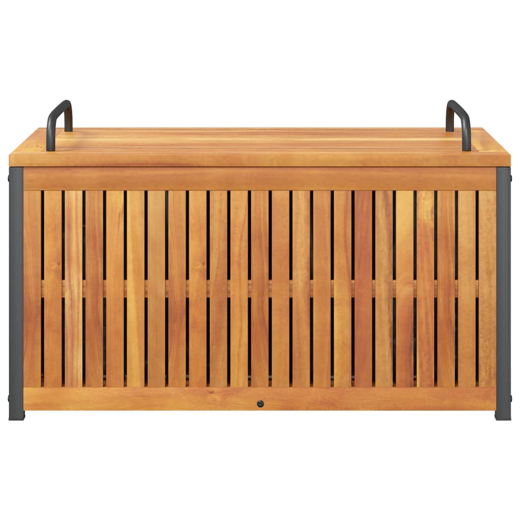 Vanjska kutija za jastuke 85x45x45/53 cm masivno drvo i čelik