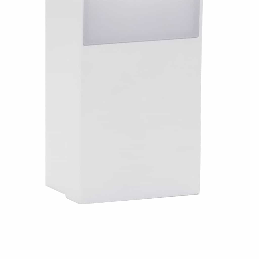 Vanjska LED zidna svjetiljka bijela od lijevanog aluminija