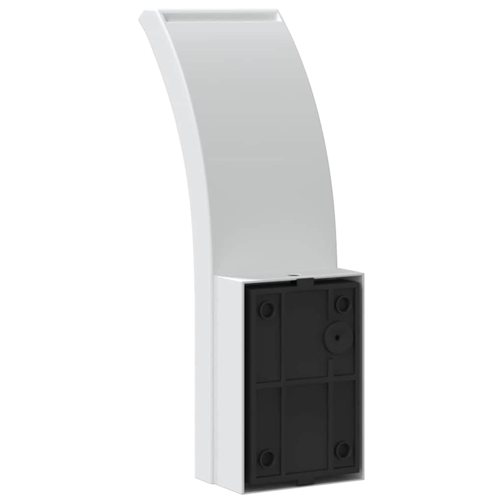 Vanjske LED zidne svjetiljke 2kom bijele od lijevanog aluminija