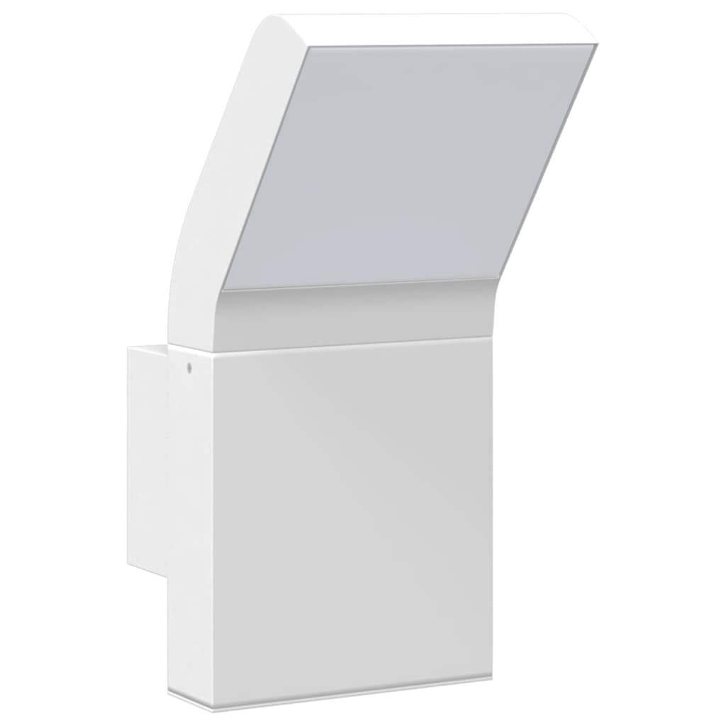 Vanjska LED zidna svjetiljka bijela od lijevanog aluminija