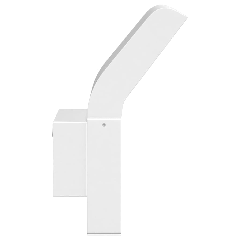 Vanjska LED zidna svjetiljka bijela od lijevanog aluminija