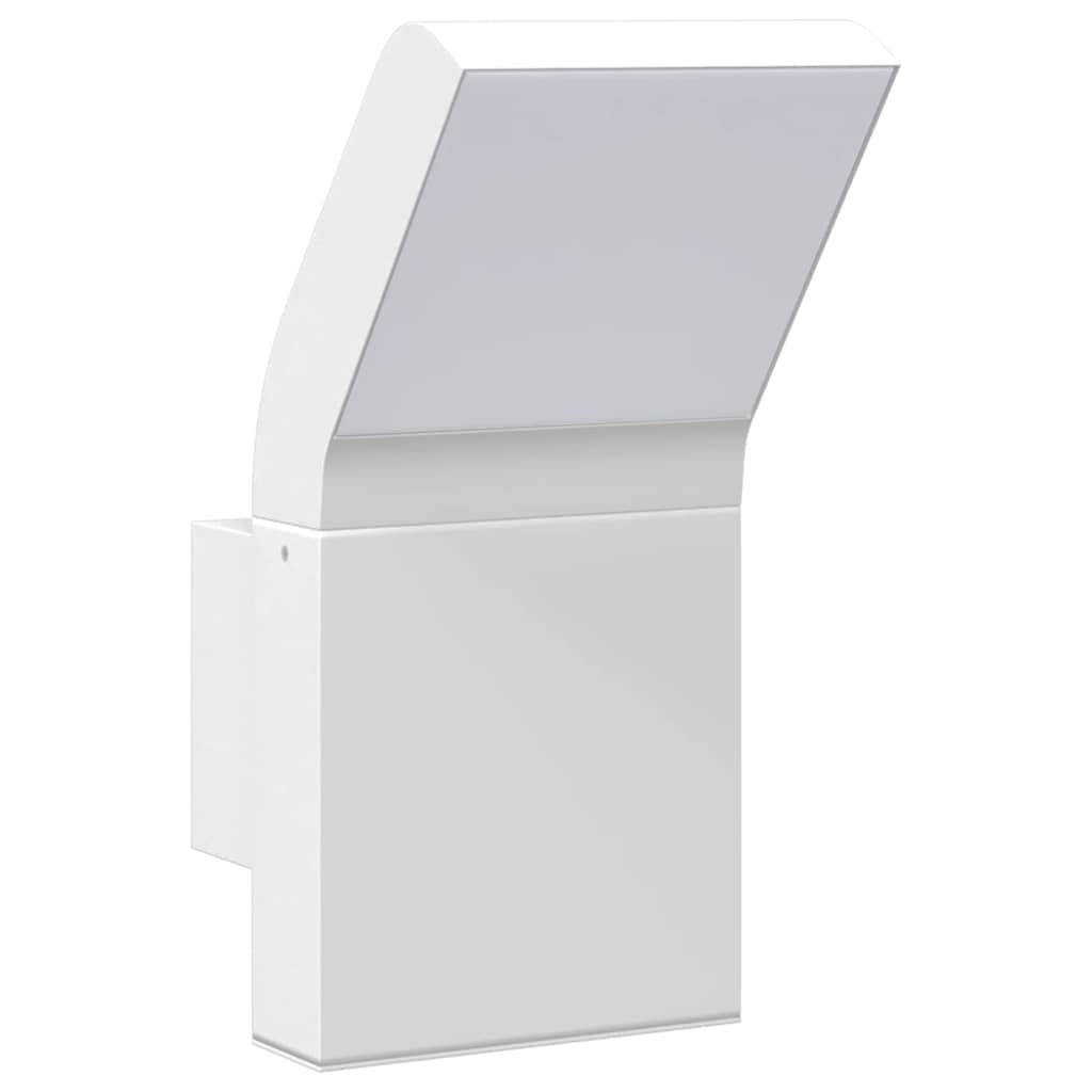 Vanjske LED zidne svjetiljke 2kom bijele od lijevanog aluminija