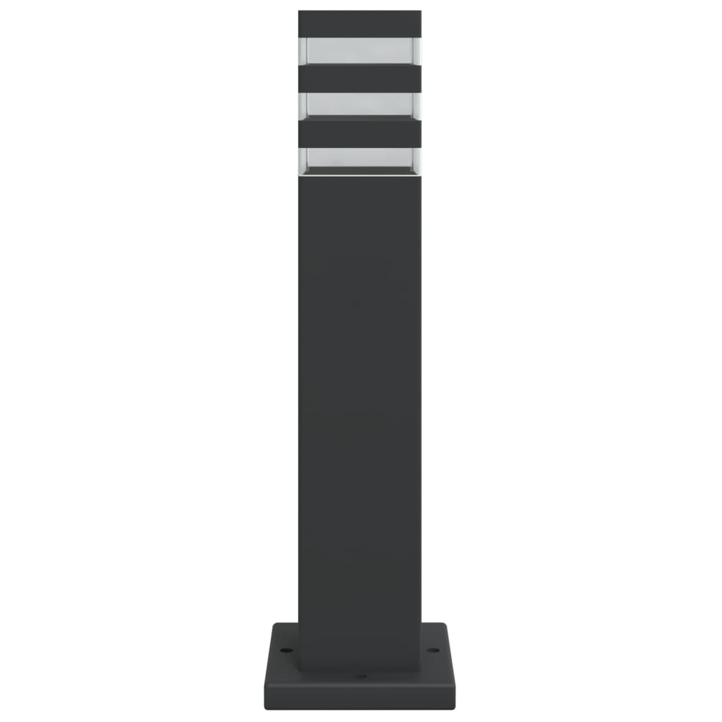Vanjska podna svjetiljka crna 50 cm aluminijska