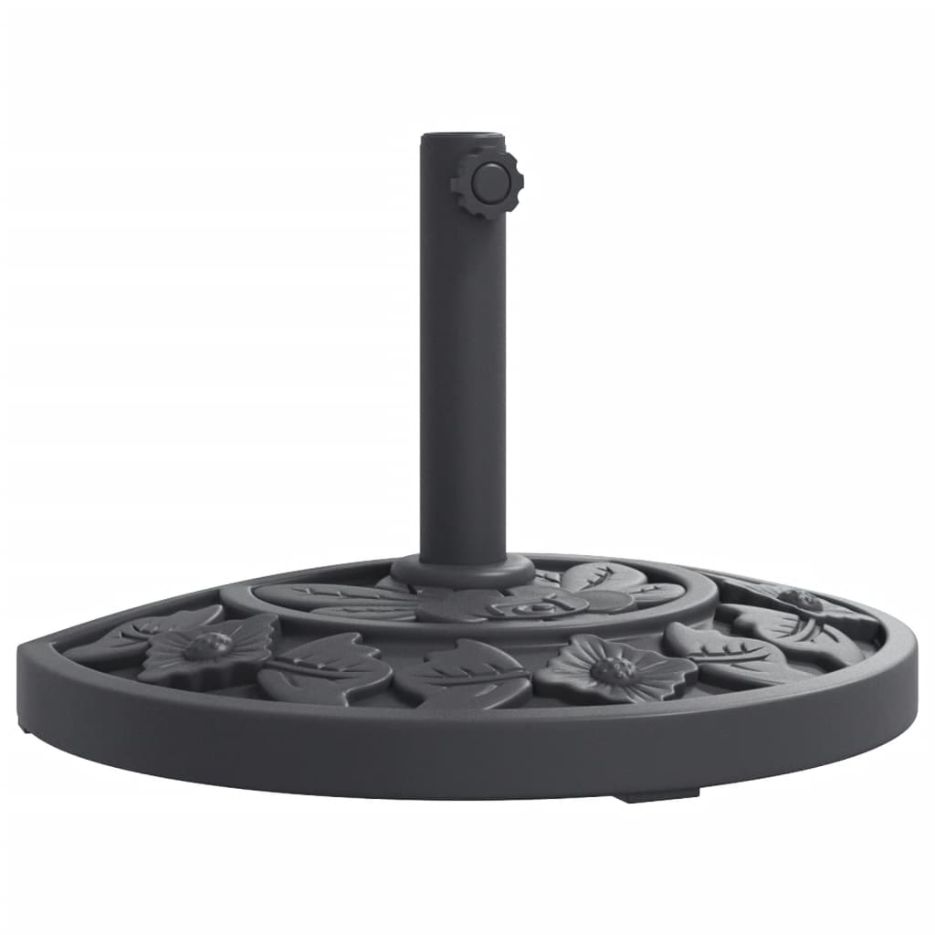 Baza suncobrana za stupove Ø 38/48 mm 9 kg polukružna