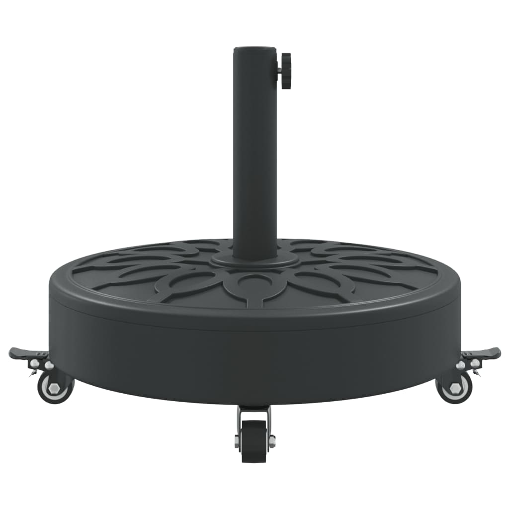 Baza suncobrana s kotačima za stupove Ø 38/48 mm 27 kg okrugla