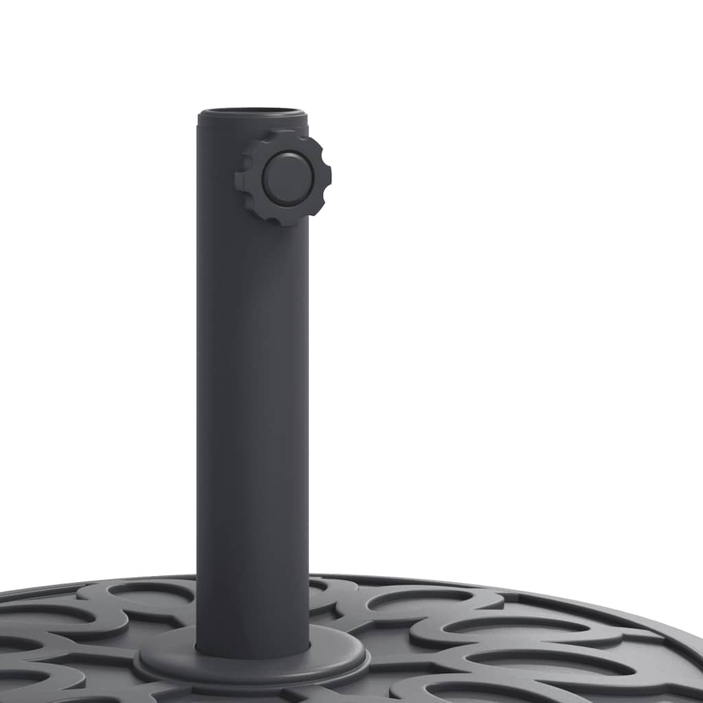 Baza suncobrana s kotačima za stupove Ø 38/48 mm 27 kg okrugla