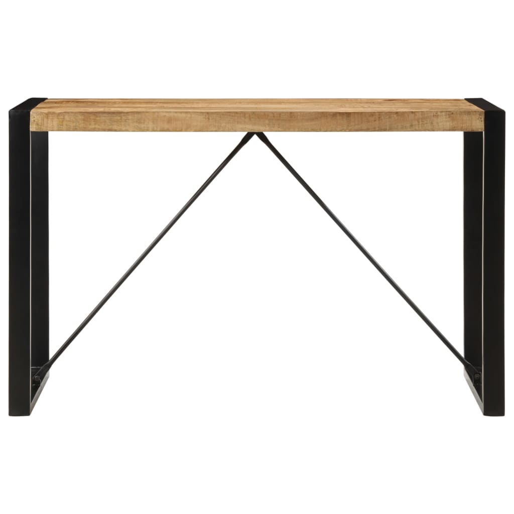 Blagovaonski stol 120 x 55 x 76 cm masivno grubo drvo manga