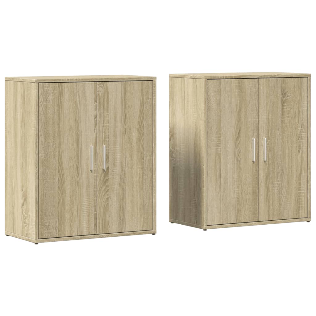 Komoda 2 kom sonoma hrast 60 x 31 x 70 cm od konstruiranog drva