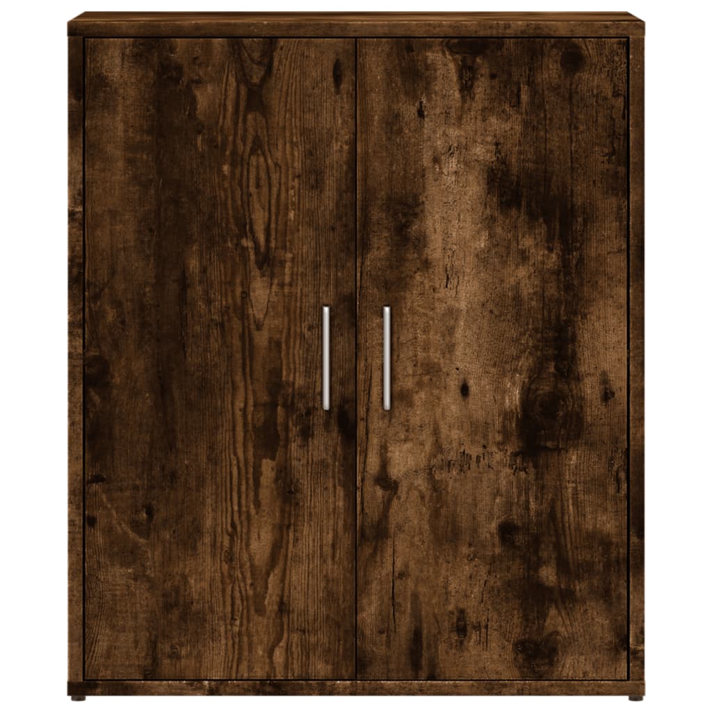 Komoda 2 kom dimljeni hrast 60x31x70 cm od konstruiranog drva