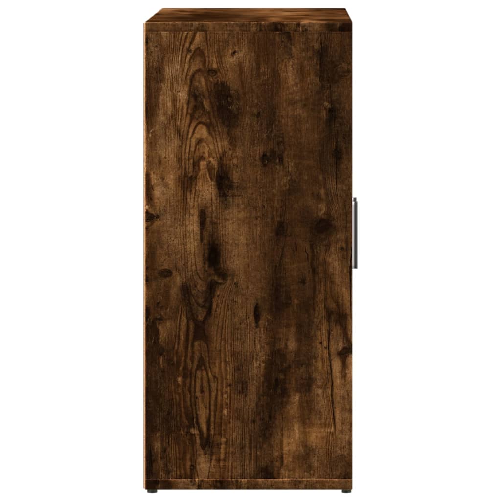 Komoda 2 kom dimljeni hrast 60x31x70 cm od konstruiranog drva