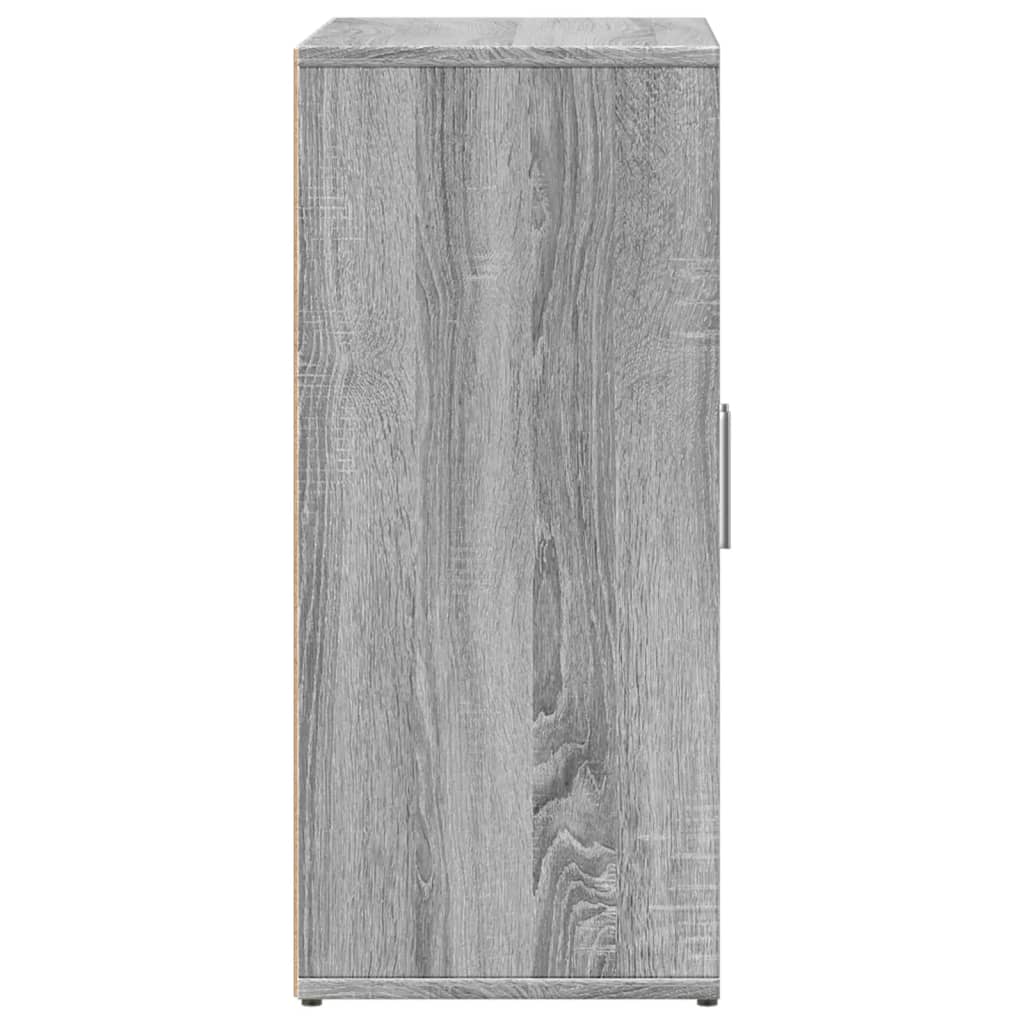 Komoda 2 kom siva boja hrasta 60x31x70cm od konstruiranog drva