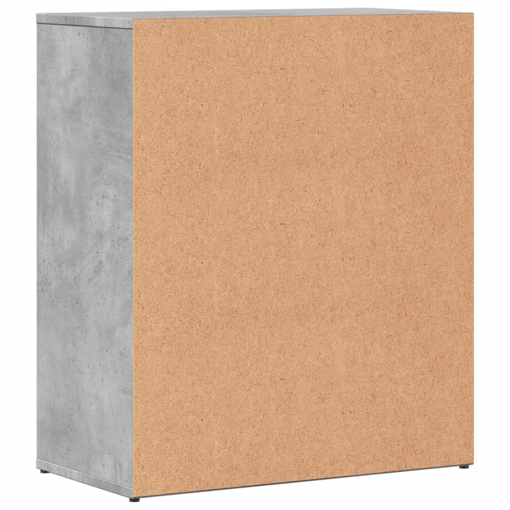 Komode 2 kom beton sive 60 x 31 x 70 cm od konstruiranog drva