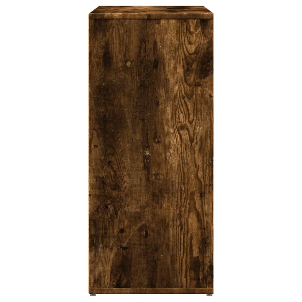 Komoda 2 kom dimljeni hrast 60x31x70 cm od konstruiranog drva