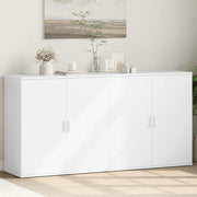 Komoda 2 kom bijeli 79x38x80 cm od konstruiranog drva