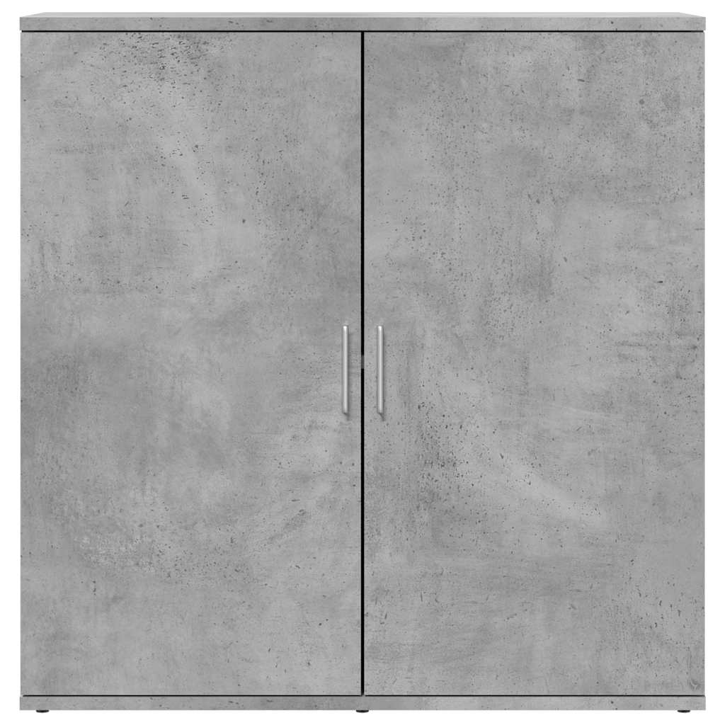 Komoda 2 kom siva boja betona 79x38x80 cm od konstruiranog drva