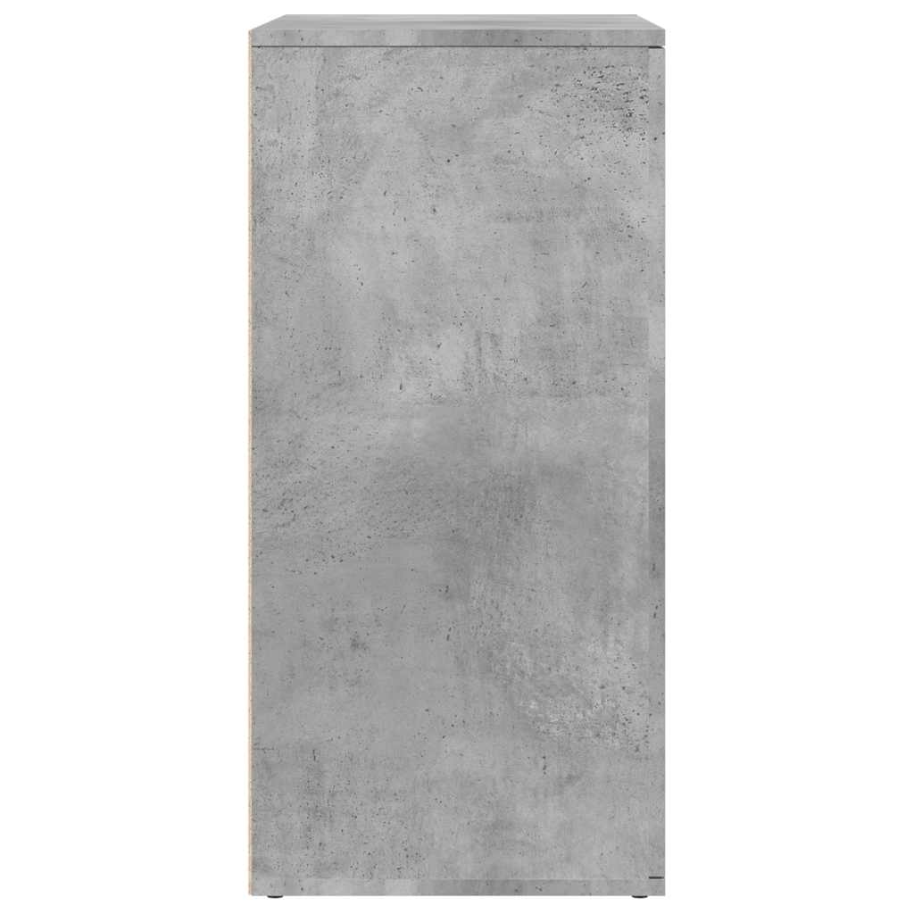 Komoda 2 kom siva boja betona 79x38x80 cm od konstruiranog drva