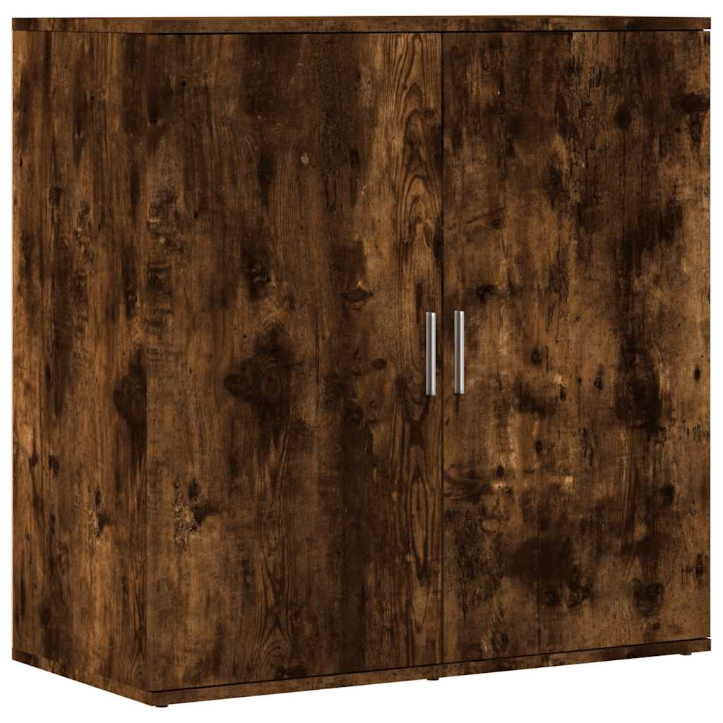 Komoda 2 kom boja dimljenog hrasta 79x38x80cm konstruirano drvo