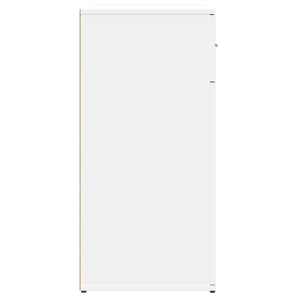 Komoda 2 kom bijeli 79x38x80 cm od konstruiranog drva
