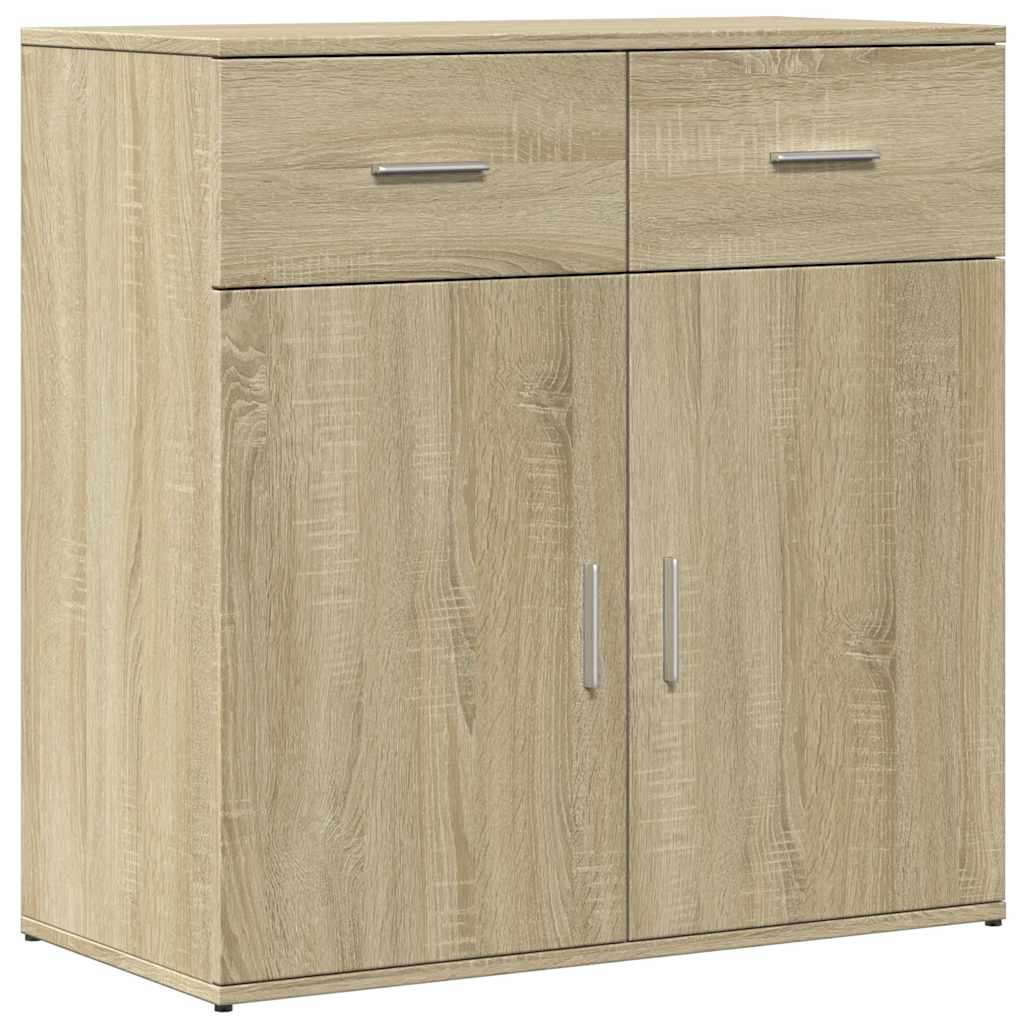 Komoda 2 kom sonoma hrast 79x38x80 cm od konstruiranog drva