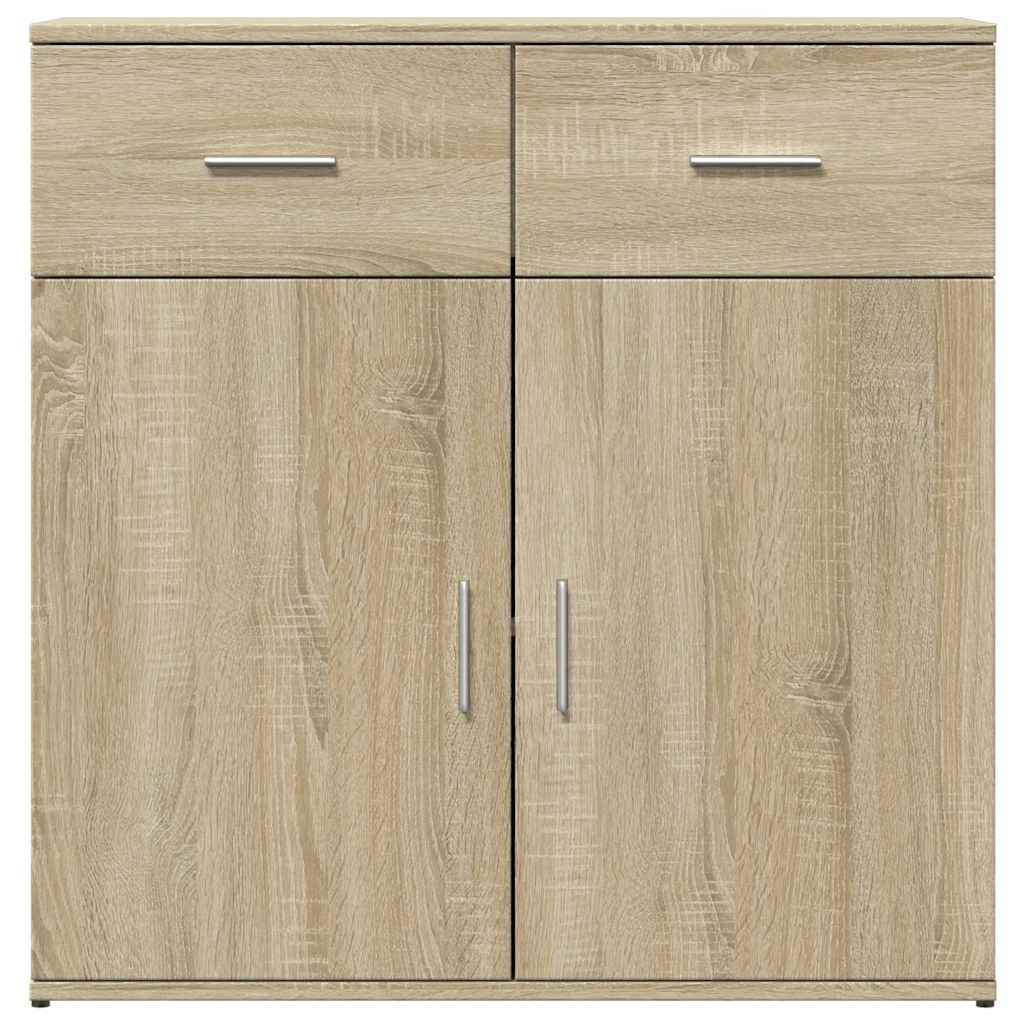 Komoda 2 kom sonoma hrast 79x38x80 cm od konstruiranog drva