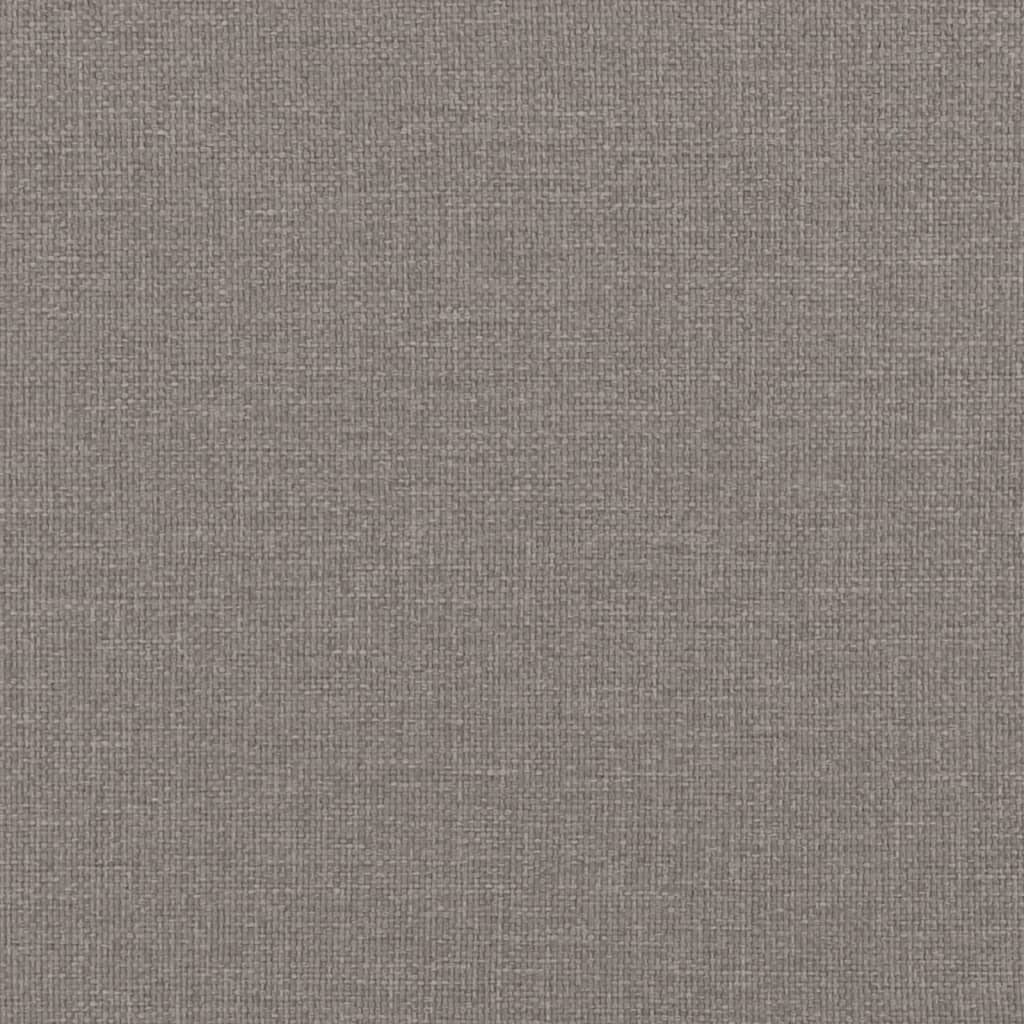 3-dijelni set sofa s ukrasnim jastucima smeđesivi od tkanine