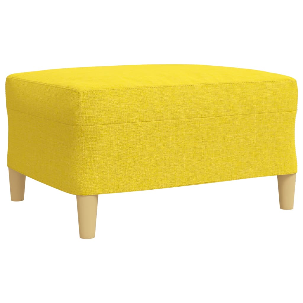 4-dijelni set sofa s tabureom i jastucima svjetlosivi tkanina