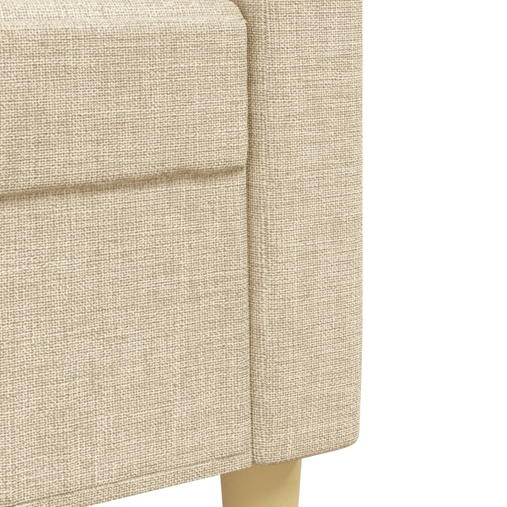 2-dijelni set sofa krem od tkanine