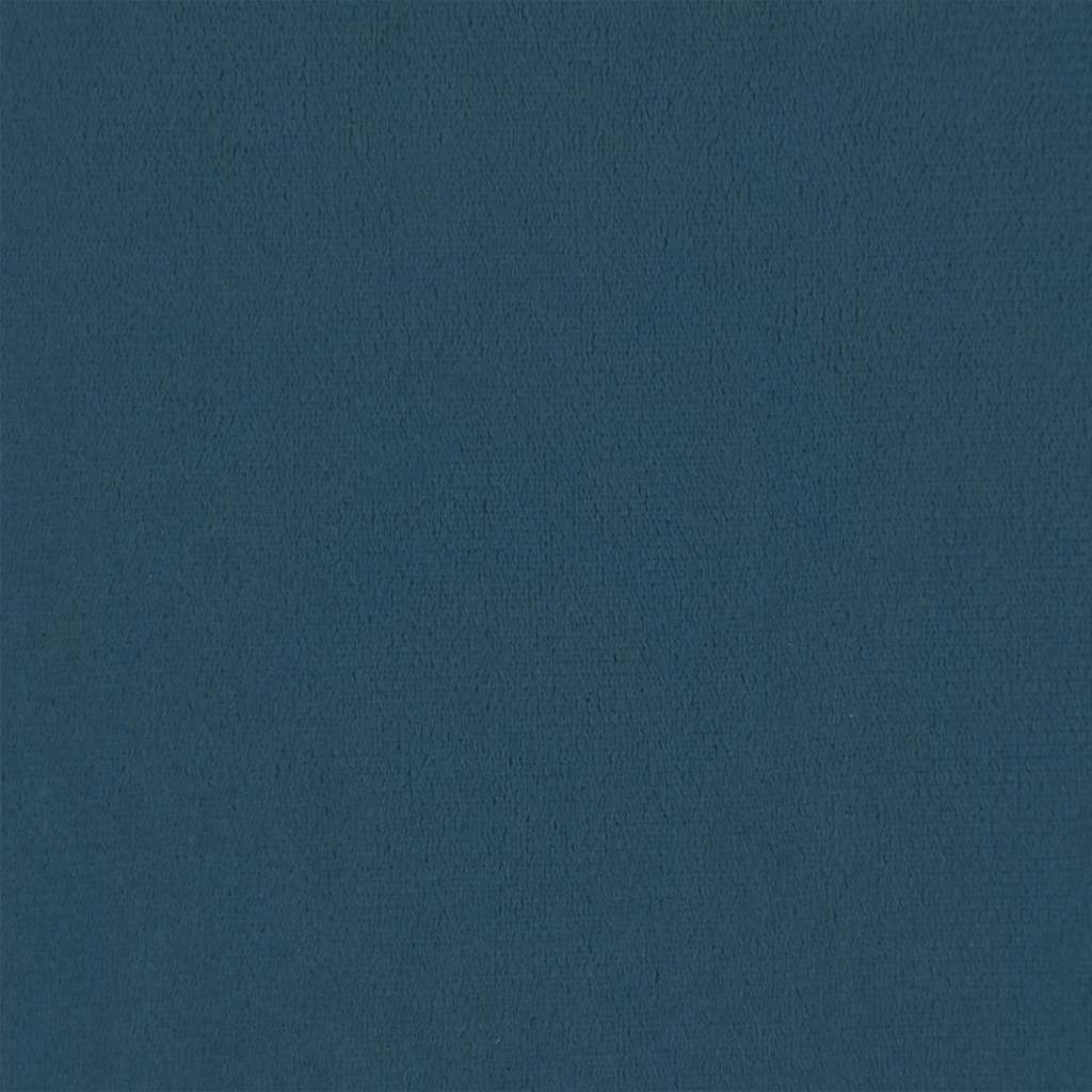 4-dijelni set sofa s jastucima plavi baršunasti