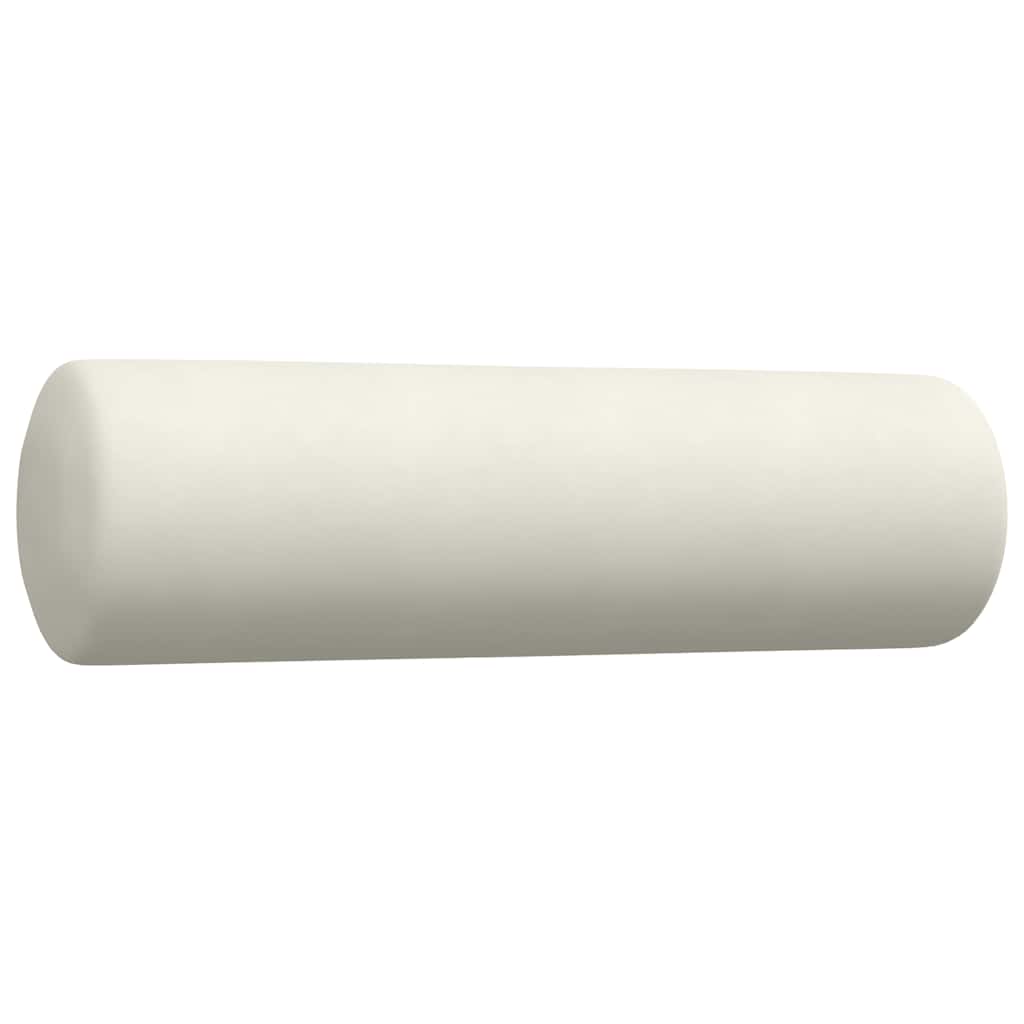 4-dijelni set sofa s jastucima krem baršunasti